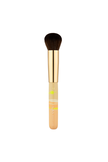 #12 Foundationpinsel #farbwunsch_neon-pastell, JACKS beauty line #12 Foundationpinsel in Neon Pastell