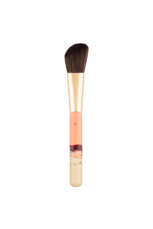 JACKS beauty line Rouge- und Contouringpinsel im JACKS Club Design Beige, Apricot und Dunkelrot