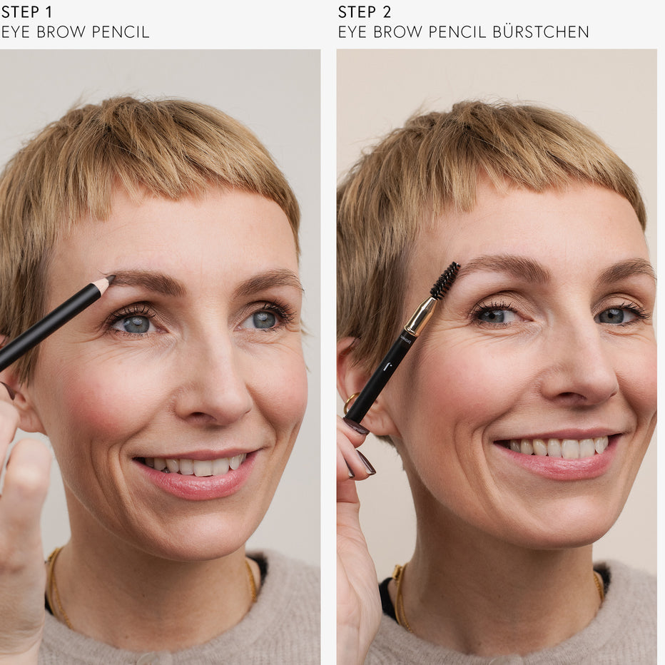 Step by Step Anleitung des Eyebrow Pencil mit Miriam Jacks