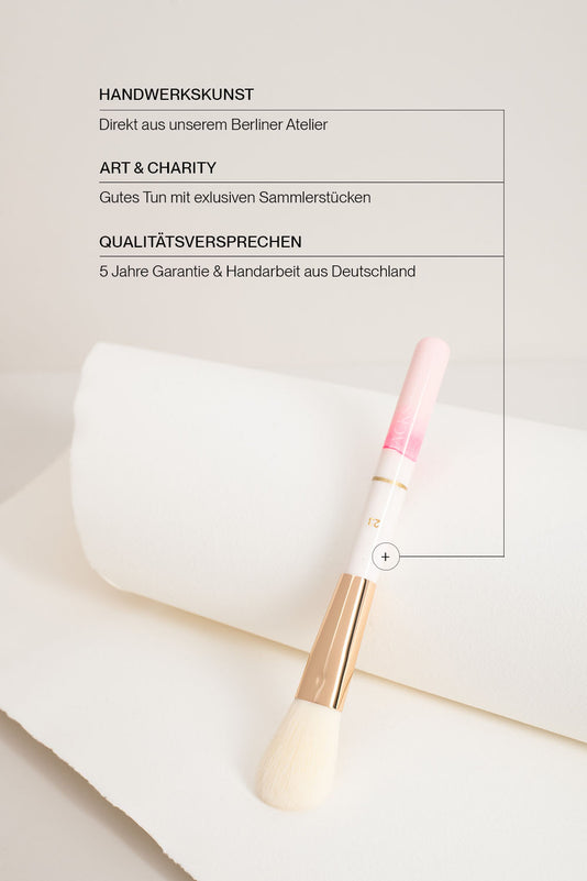 JACKS beauty line handbemalter Präzisen Puderpinsel mit USPs