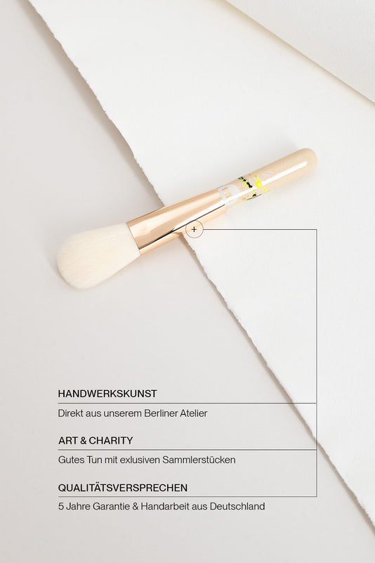 JACKS beauty line handbemalter Mini Präziser Puderpinsel mit USPs