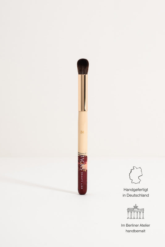 JACKS beauty line Touch-up Concealerpinsel im JACKS Club Design Beige und Dunkelrot