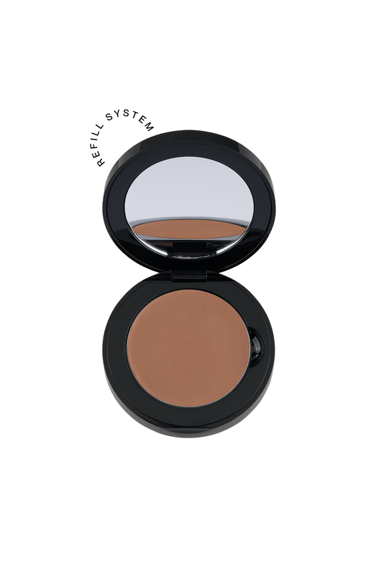 #farbwunsch_light, Freisteller JACKS beauty line Cream Bronzer in der Pfanne in Light