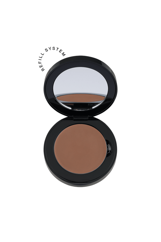 #farbwunsch_medium, Freisteller JACKS beauty line Cream Bronzer in der Pfanne in Medium