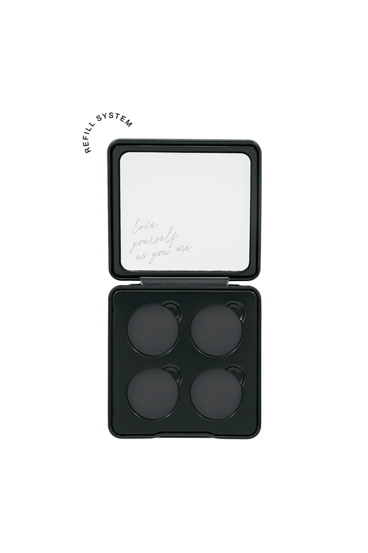 JACKS beauty line Leerpalette für Lidschatten aus Aluminium