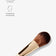 JACKS beauty line handbemalter #14 Puder- und Bronzerpinsel in Matcha Strawberry Farben mit USPs