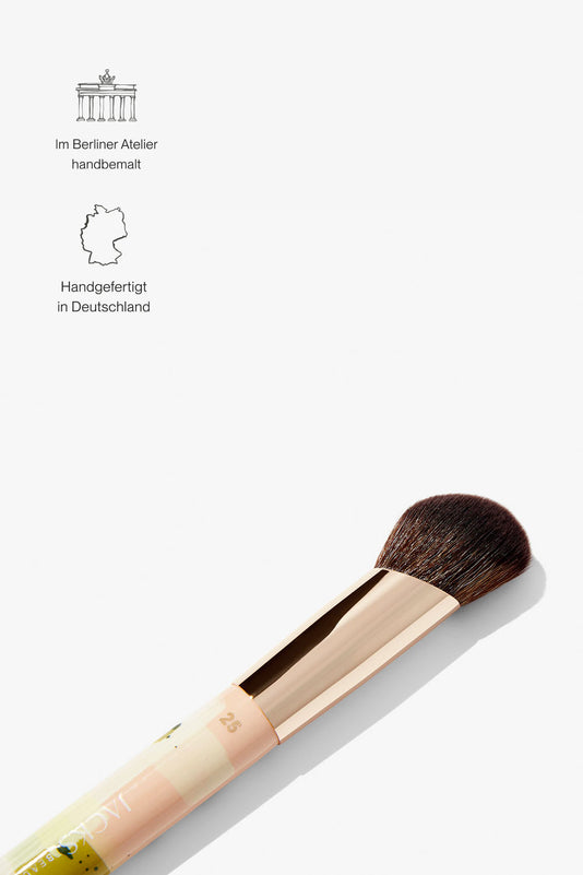 JACKS beauty line handbemalter #25 Cream Blenderpinsel in Matcha Strawberry Farben mit USPs