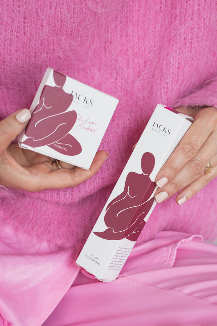 Die Verpackungen JACKS beauty line Pink Charity Edition 2025