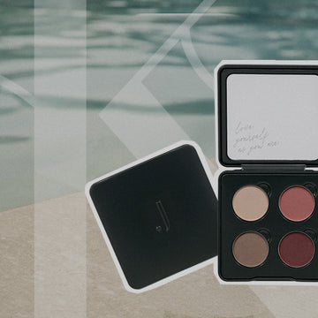 JACKS beauty line Berry Lidschattenpalette mit nachfüllbaren Lidschatten