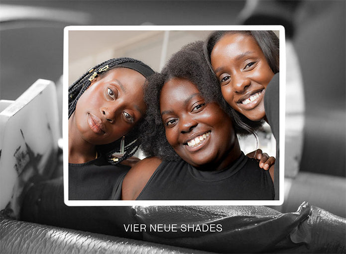 vier neue dark shades für die JACKS beauty line Teint Produkte