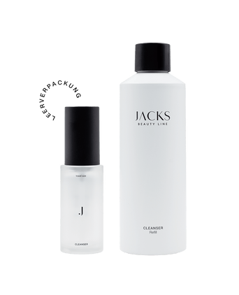 Cleanser Refill JACKS beauty line Cleanser Refill und Travel Size Flasche