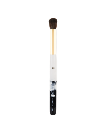 #24 Concealer Touch-up Pinsel #farbwunsch_monochrom, handbemalter JACKS beauty line #24 Concealer Touch-up Pinsel in schwarz-weiß