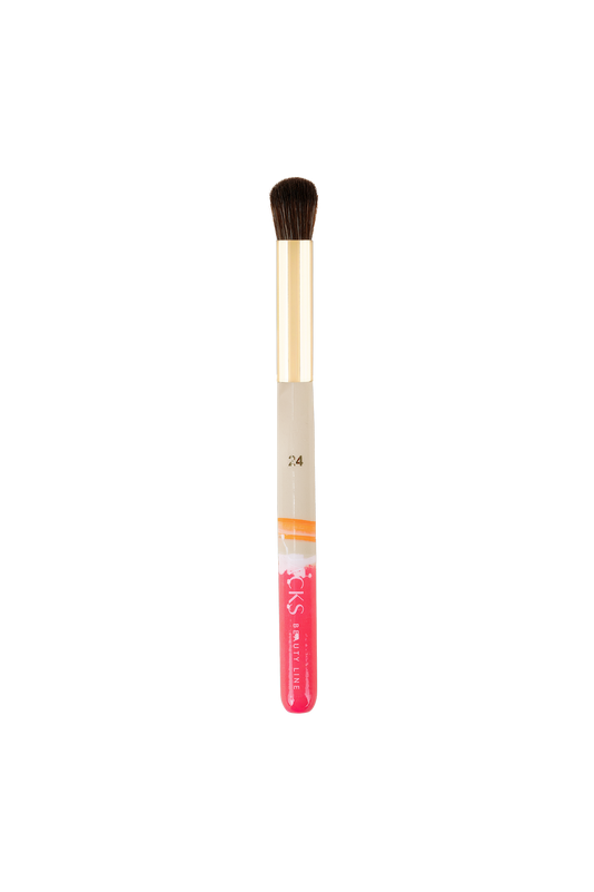 #farbwunsch_neon, handbemalter JACKS beauty line #24 Concealer Touch-up Pinsel in Pink und beige