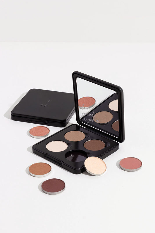 JACKS beauty line leere Lidschatten Palette zum einfügen von einzelnen Lidschatten