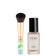 #farbwunsch_n-4, JACKS beauty line Glow Foundation N.4 neben dem M12 Mini Foundationpinsel