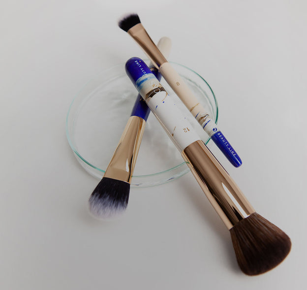 3 Make-up-Pinsel von JACKS beauty line mit 5-Sterne-Bewertung