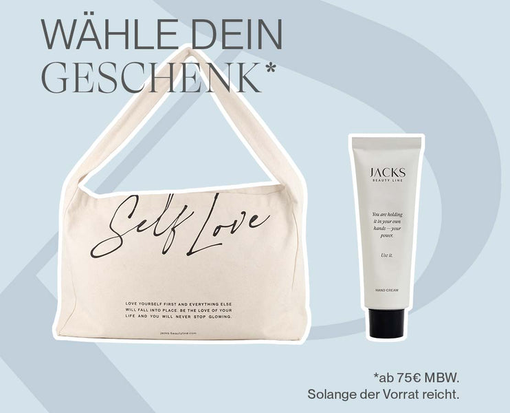Gratis JACKS beauty line Self Love Shopper im Summer Sale ab MBW 75 €
