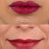 Tragebilder vom JACKS beauty line Lipstick Dark Red vs. Sheer Lipstick Dark Red