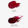 JACKS beauty line Swatches im Vergleich: Sheer Lipstick vs. Lipstick in Dark Red