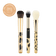 Pinselset im Animalprint mit Foundationpinsel, Multi Blenderpinsel und Präziser Puderpinsel