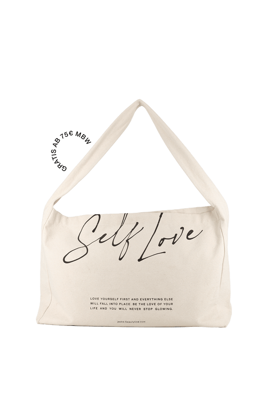 JACKS beauty line Summer Shopper mit Schriftzug Self Love