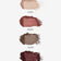JACKS beauty line Swatches der einzelnen Lidschatten der Berry Lidschattenpalette