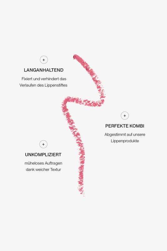 #farbwunsch_rosewood, Farbswatch vom JACKS beauty line Lipliner in Rosewood mit USPs