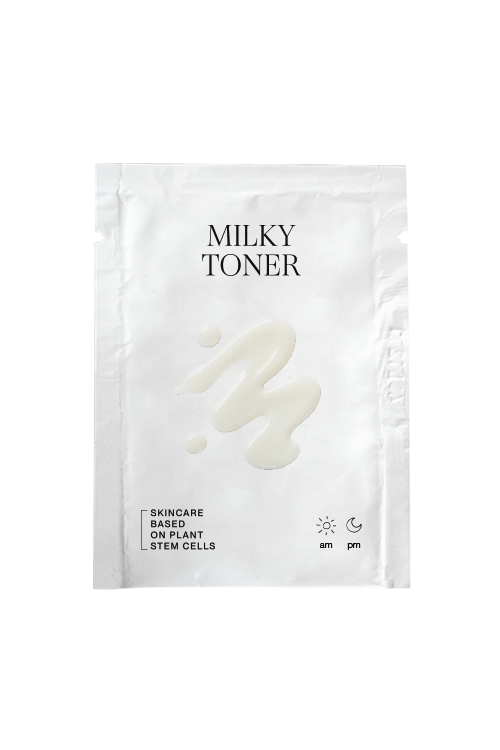 Tester Sachet mit dem JACKS beauty line Milky Toner