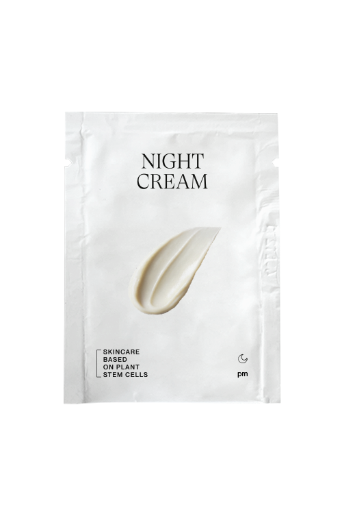 Tester Sachet mit der JACKS beauty line Nachtcreme