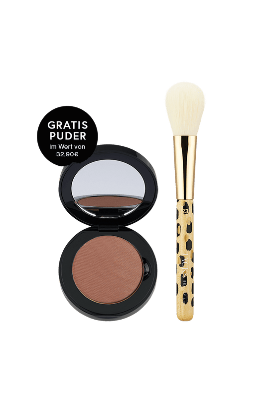 #farbwunsch_dark, JACKS beauty line gratis Setting Powder in Dark zum #23 Pinselpuder