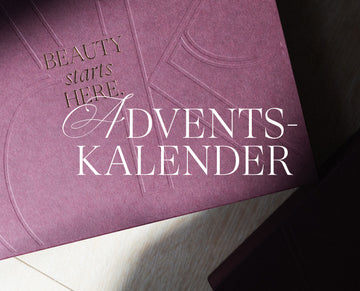 Teaser für den dunkelroten JACKS beauty line Adventskalender 2025