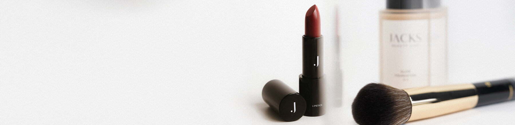 JACKS beauty line Make-up Pinsel #12 Foundationpinsel, Lippenstift und Glow Foundation