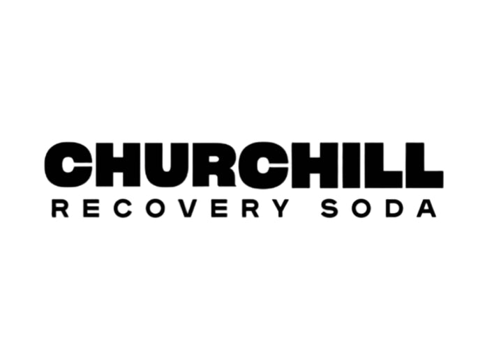Schriftzug Churchill Recovery Soda