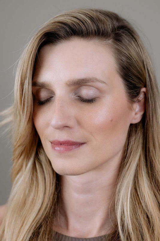 #farbwunsch_frozen, Eyeshadow Frozen von JACKS beauty line aufgetragen