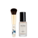 #farbwunsch_n-2, JACKS beauty line Glow Foundation N.1 neben dem M12 Mini Foundationpinsel
