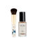 #farbwunsch_n-6, JACKS beauty line Glow Foundation N.1 neben dem M12 Mini Foundationpinsel