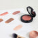 JACKS beauty line Cream Blush, Bronzer und Highlighter Swatches auf einem Blatt Papier