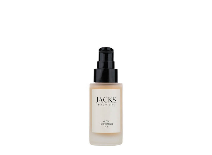 JACKS beauty line Glow Foundation mit Pupspender in N.3