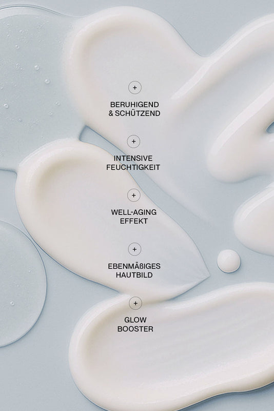 verschiedene JACKS beauty line Hautpflege Swatches mit USPs