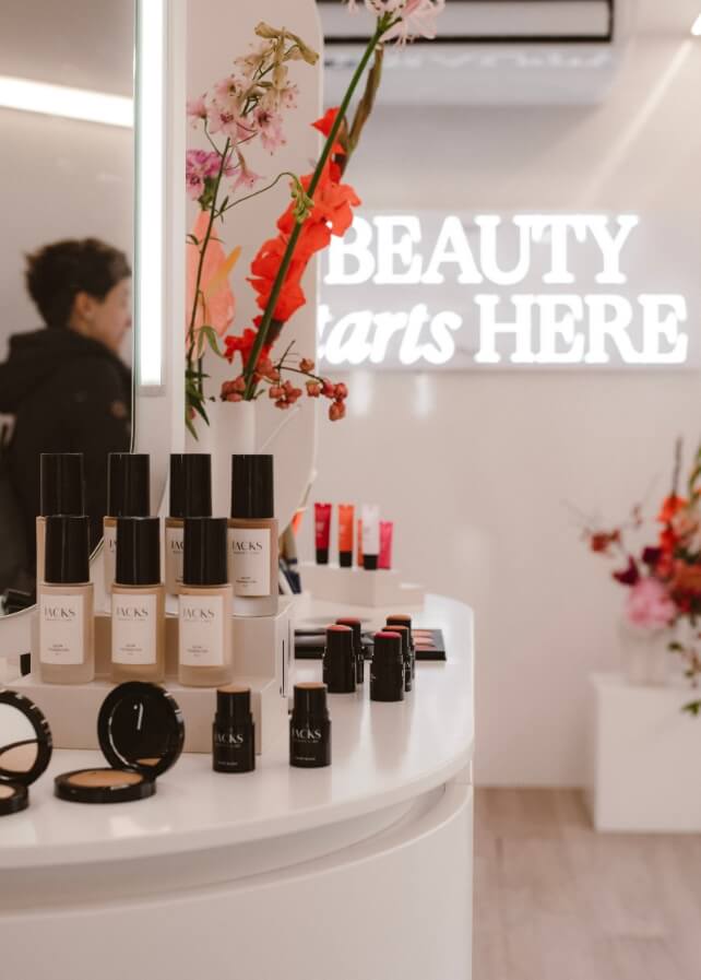 Make up Beratung auf der Glow Tour von JACKS beauty line