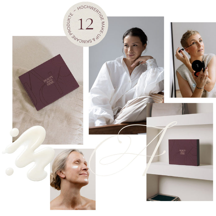 Collage für den JACKS beauty line Adventskalender 2025 mit verschiedenen Frauen