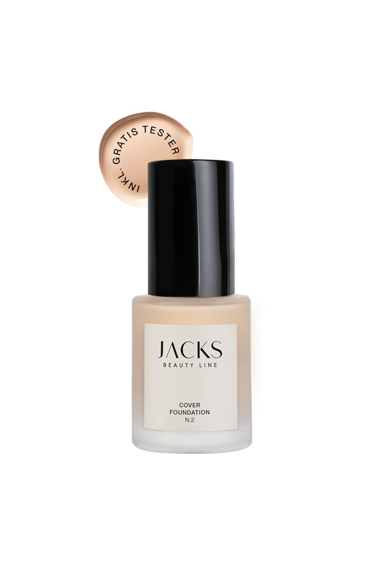 #farbwunsch_n-2, JACKS beauty line Cover Foundation Flakon Farbe N.2 als Freisteller