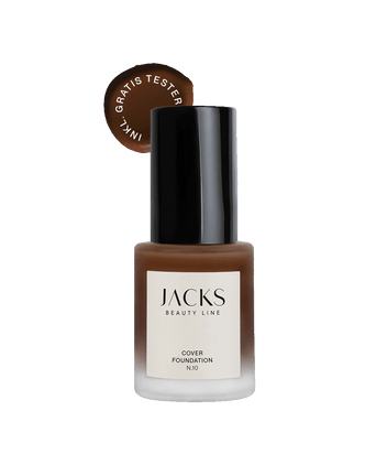 Cover Foundation #farbwunsch_n-10, JACKS beauty line Cover Foundation N10 mit Schriftzug inkl. Gratis Tester