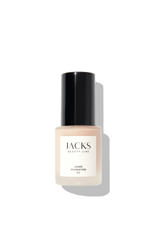 #farbwunsch_n-2, JACKS beauty line Cover Foundation Flakon Farbe N.2 als Freisteller