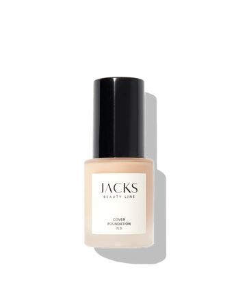 Cover Foundation #farbwunsch_n-3, JACKS beauty line Cover Foundation Flakon Farbe N.3 als Freisteller