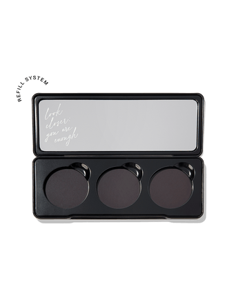 Face Palette eine leere Puderpalette aus Alu von JACKS beauty line mit Spiegel