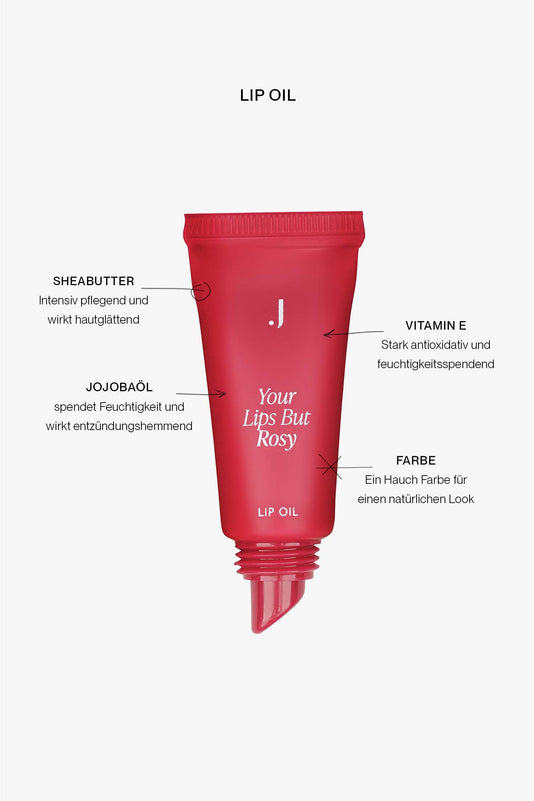 Lip Oil Your lips but rosy von JACKS beauty line, #farbwunsch_your-lips-but-rosy