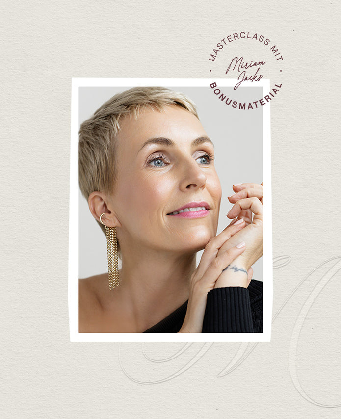 Miriam JACKS mit einem JACKS beauty line Full Face Make-up