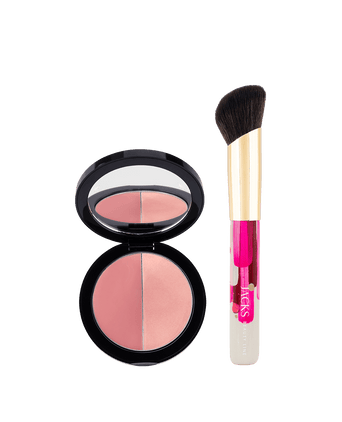 Pink Charity Cream Duo & Brush Set JACKS beauty line Pink Charity Cream Blush Duo mit Pinsel