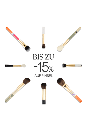 Pinsel Set Creator JACKS beauty line Pinsel im Kreis angeordnet um den Schriftzug Bis zu 15 %